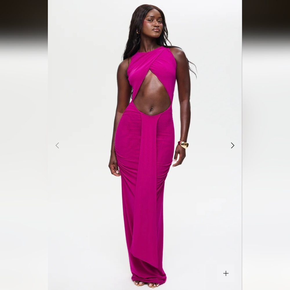Murci KAIADRAPE DETAIL MAXI DRESS- 4